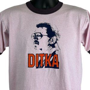 Chicago Bears Mike Ditka Vintage 80s T Shirt NFL Football Graphic Tee Medium